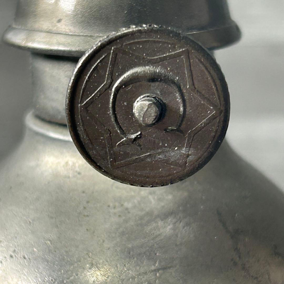 フランス製 アンティーク ヴィンテージ オイルランプ エタン ピューター製