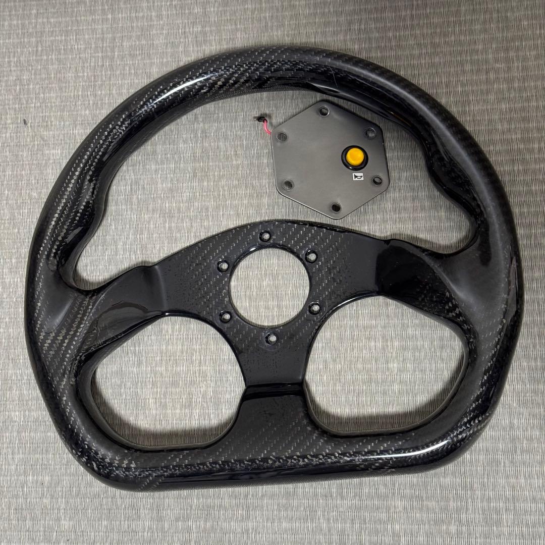 OMP風？　カーボンファイバー Dシェイプ　バンドル