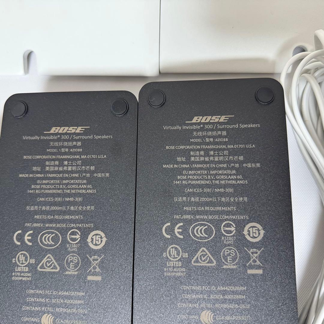 BOSE SURROUND SPEAKERS ホワイト 純正スタンドのセット
