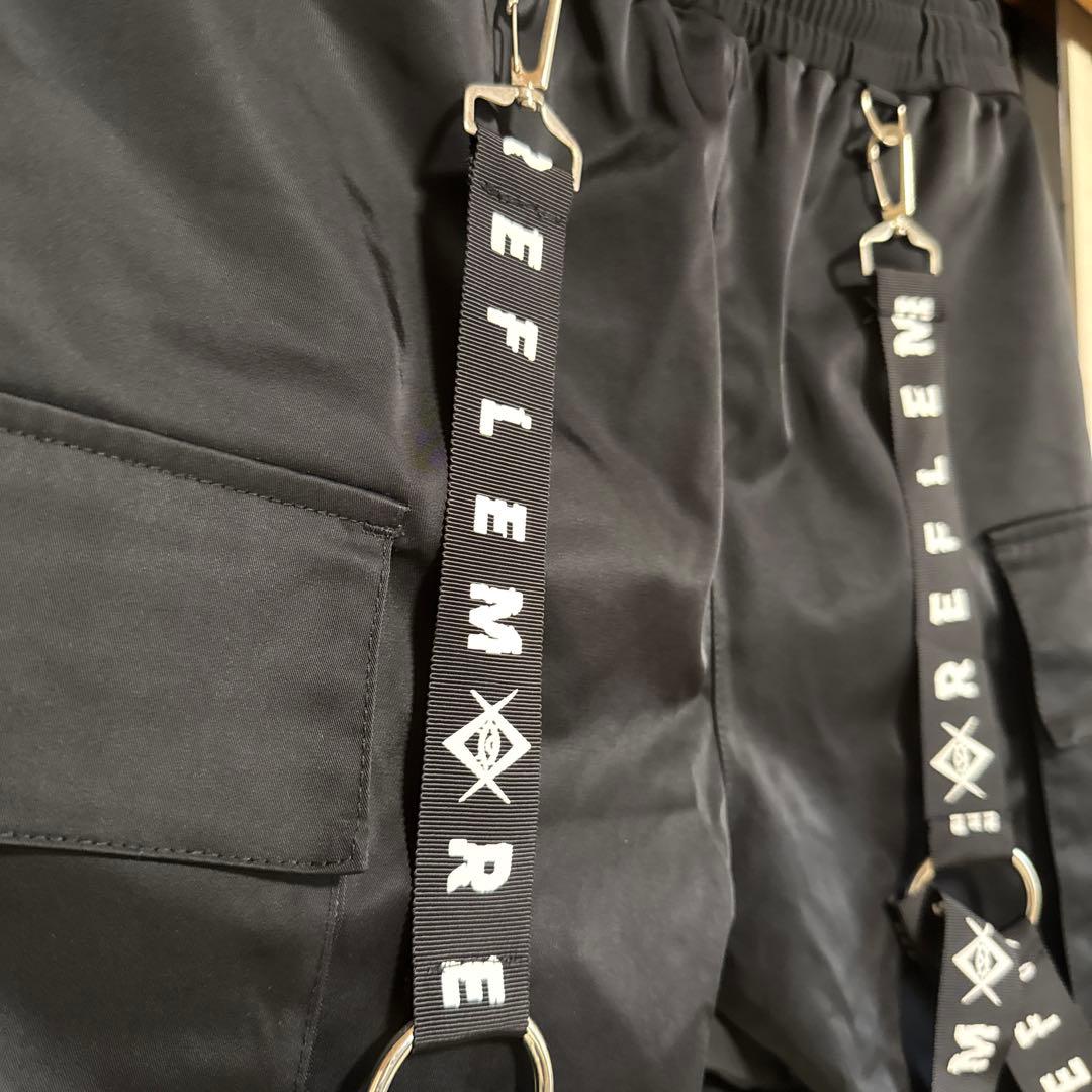 しゅんページ【REFLEM/レフレム】ハーネスロゴベルトカーゴパンツ