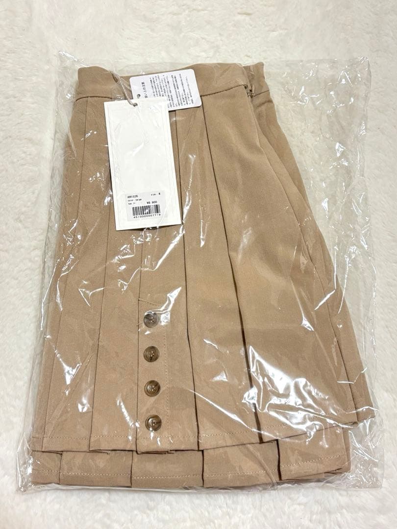 【新品】andmary Dida pleats flare skirt M