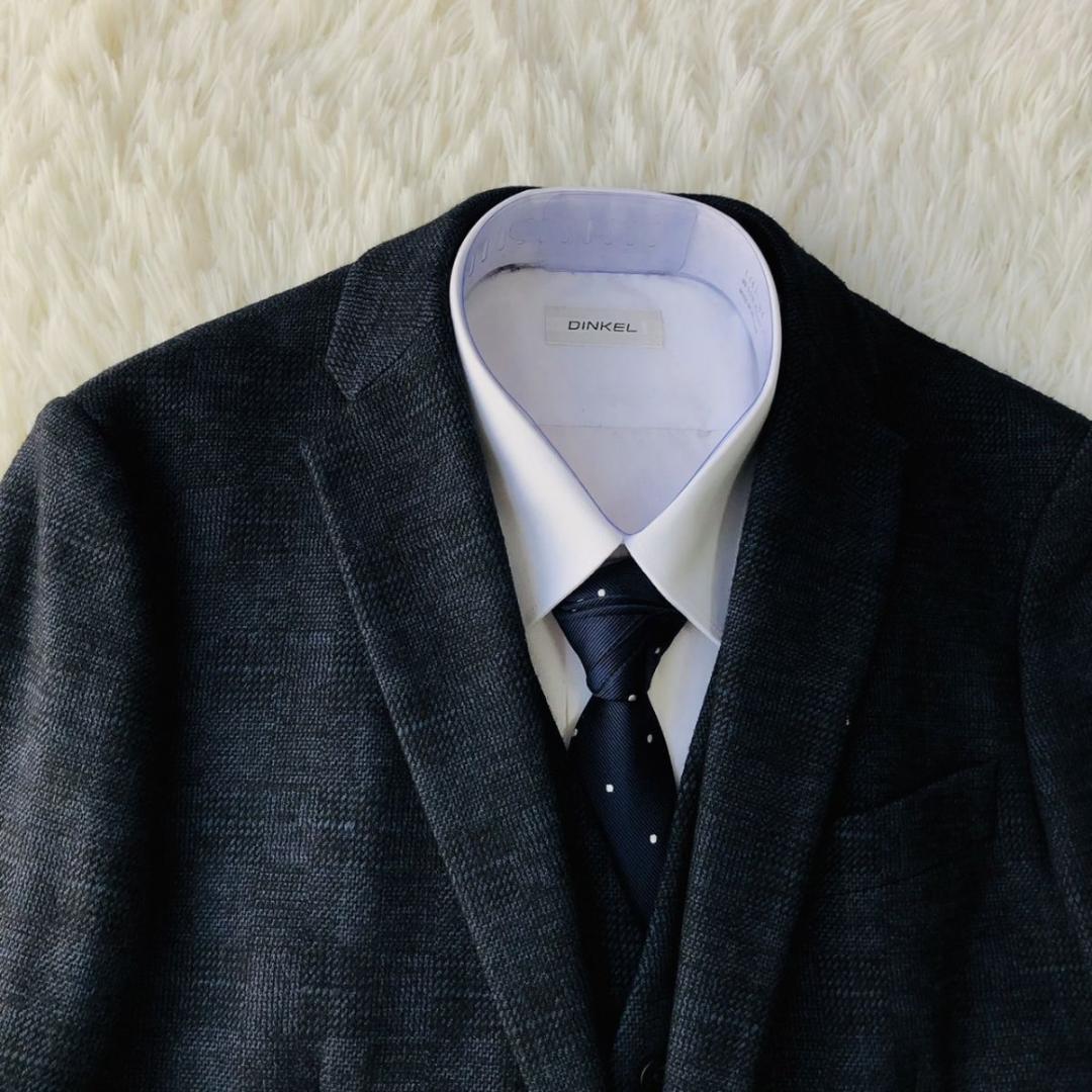 ★スリーピース★JOSEPH HOMME セットアップスーツ チェック ネイビー