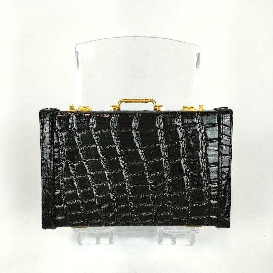 モリケン 未使用級 BALLY カードケース 名刺入れ アタッシュケース型