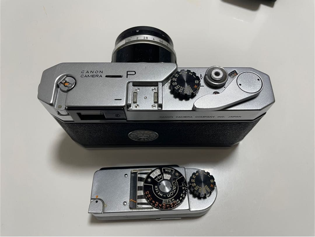 Canon P + Canon 50mm F1.4 L39 + 露出計 セット