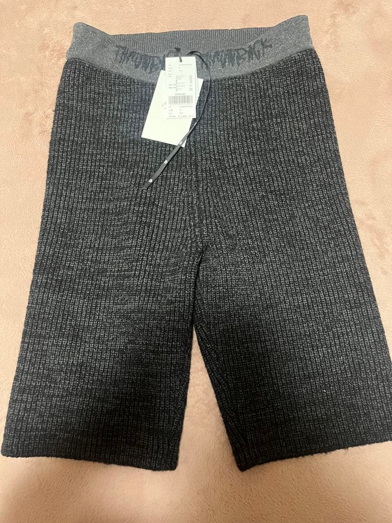 パンツ Ameri WAIST LOGO KNIT BIKER PANTS