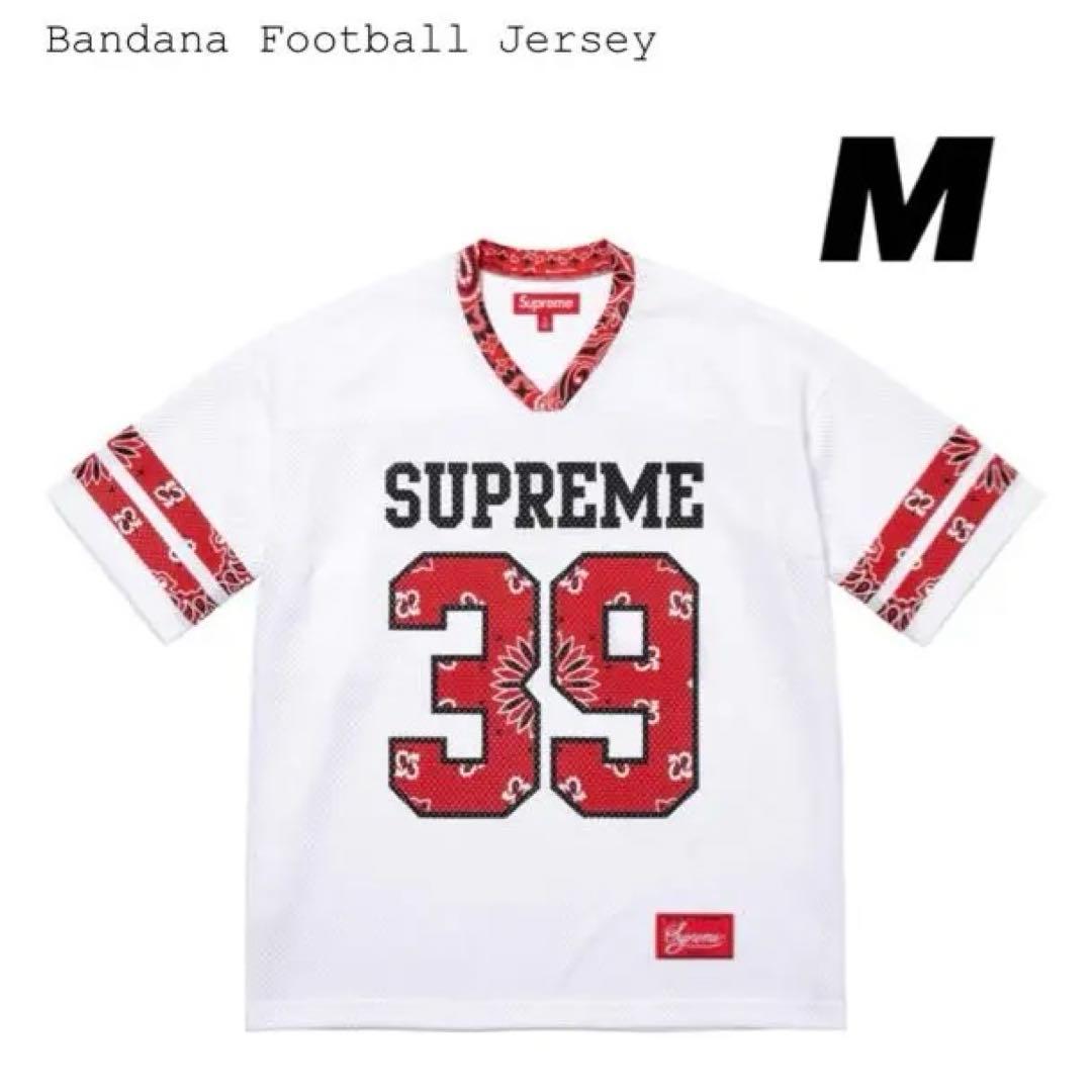 Supreme Bandana Football Jersey M ホワイト