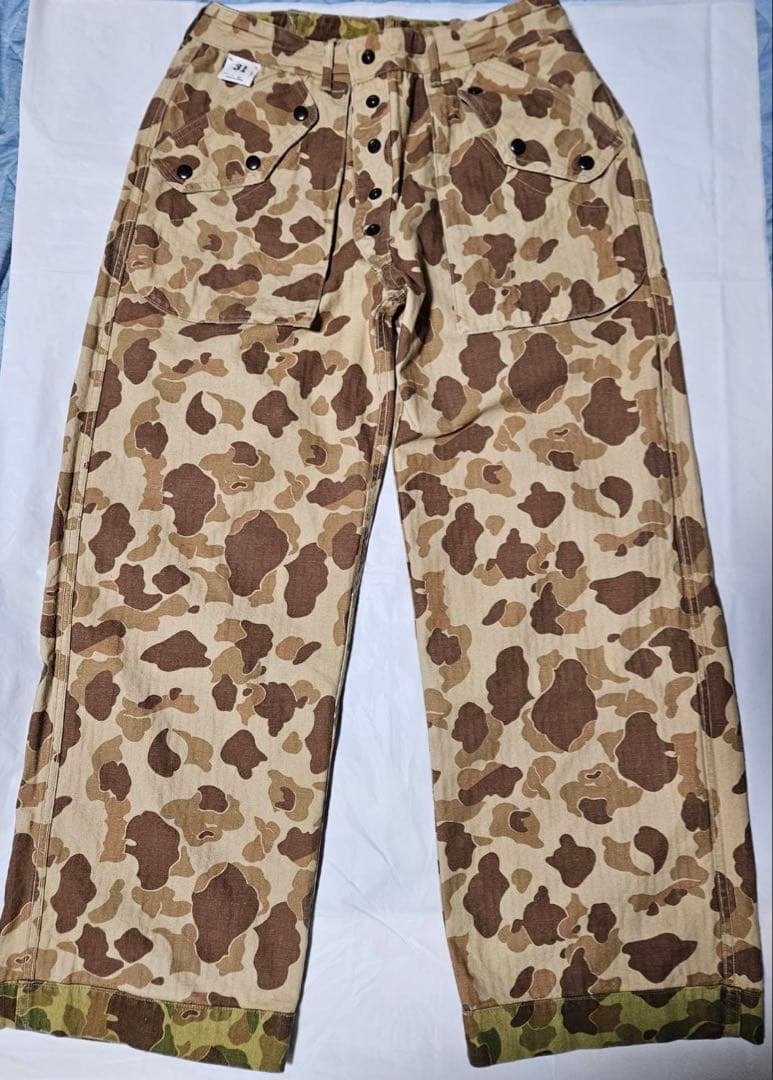 WAREHOUSE 1224 USMCダックハンターカモパンツ サイズ31