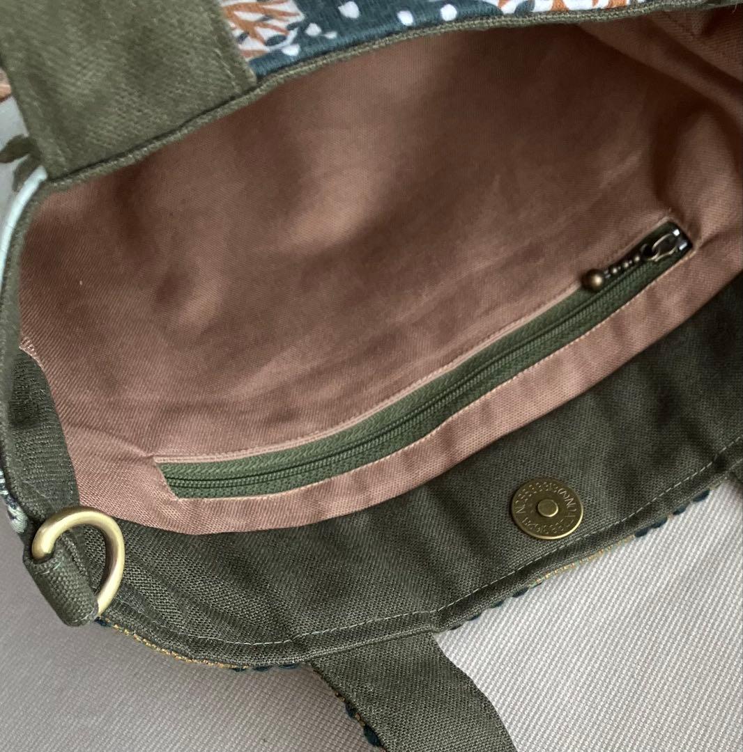 ミナペルホネン ハンドメイドパッチワーク×tambourine トートバッグ