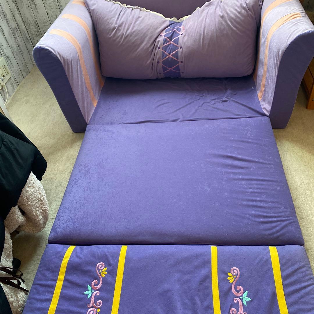 Disney ラプンツェル ソファーベッド 2way