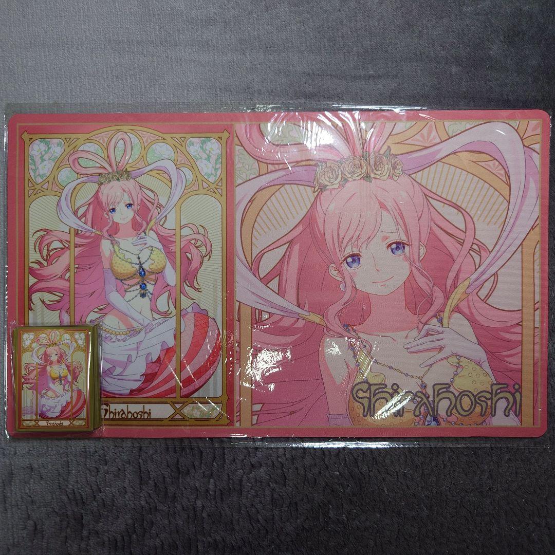 α1 ワンピース 人魚&ミュシャ風 しらほし姫 スリーブ&プレイマット