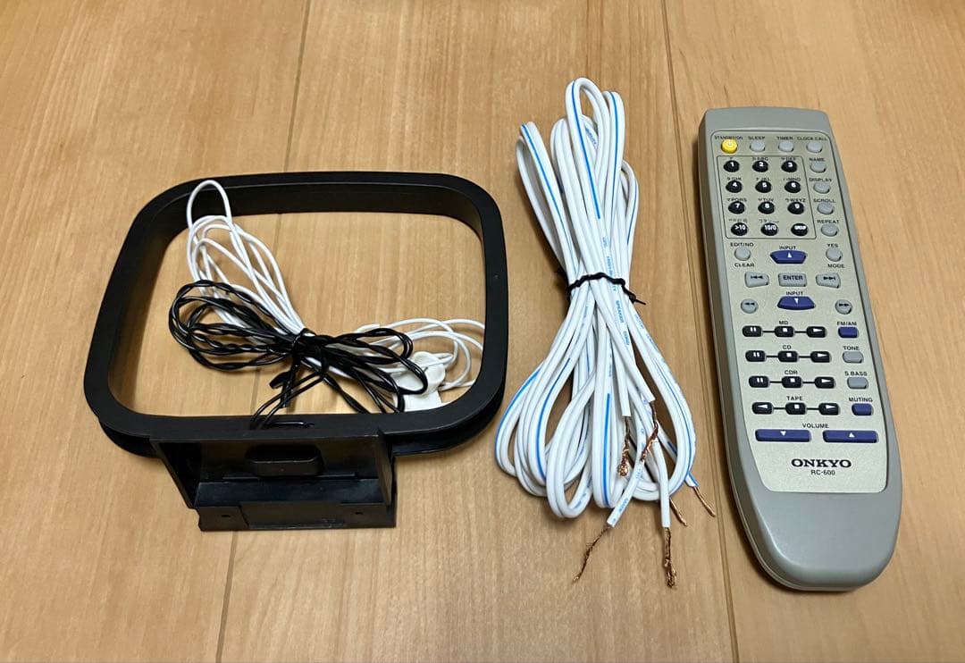 ONKYO X-N9 FR-N9 D-N9 高音質MD/CDコンポ　リモコン付