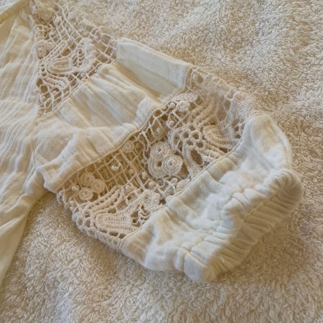 値下げ　美品　LiiLU コットン　ブラウス　2y