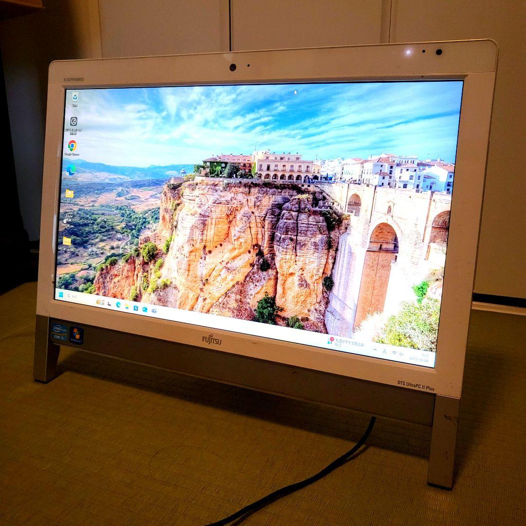 Win11Pro/Office2024/i5-8GB-SSD/富士通一体型PC