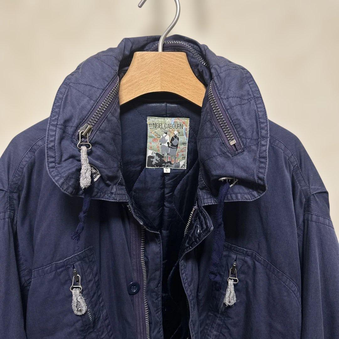 ナイジェルケーボン　ミリタリー　アウター　ジャケット　オールド　旧タグ　コットン