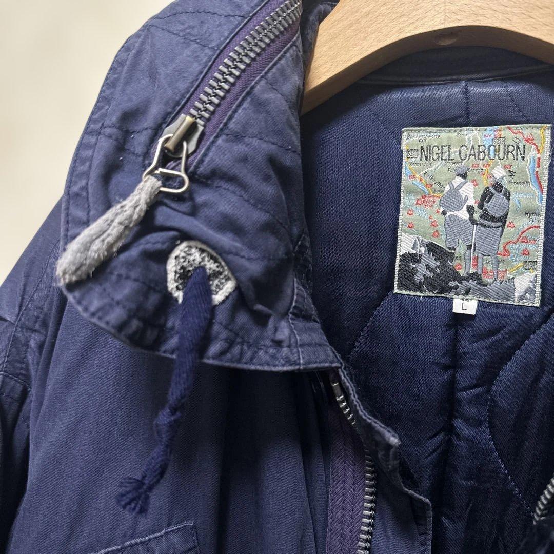 ナイジェルケーボン　ミリタリー　アウター　ジャケット　オールド　旧タグ　コットン