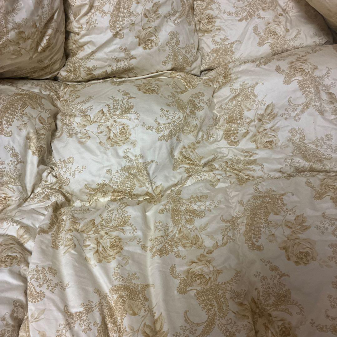 希少　東京西川　高級羽毛布団 ハンガリーグース1.3kg 綿100%