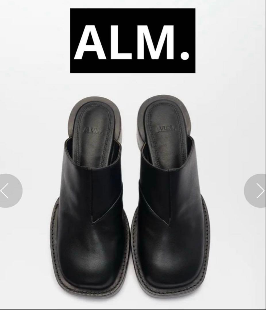 ALM. VIVLOS LEATHER MULES （ブラック）36