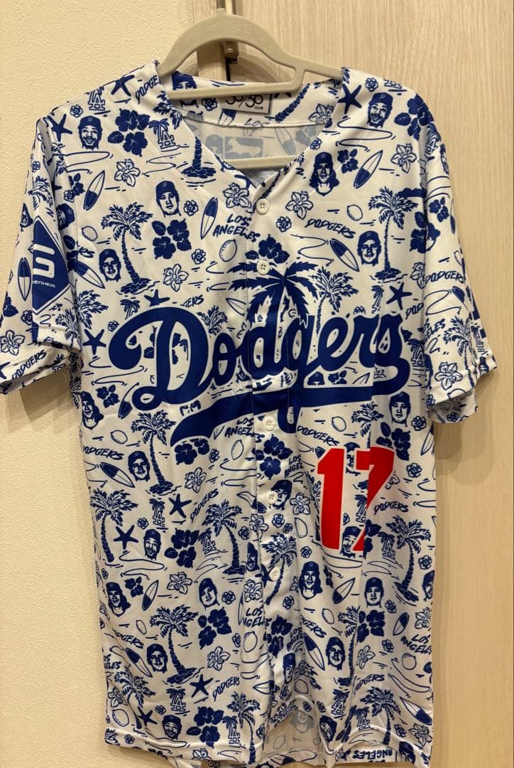 ⭐️ブラックフライデー⭐️非売品★大谷翔平サイン ユニフォームアロハハワイアンシャツ