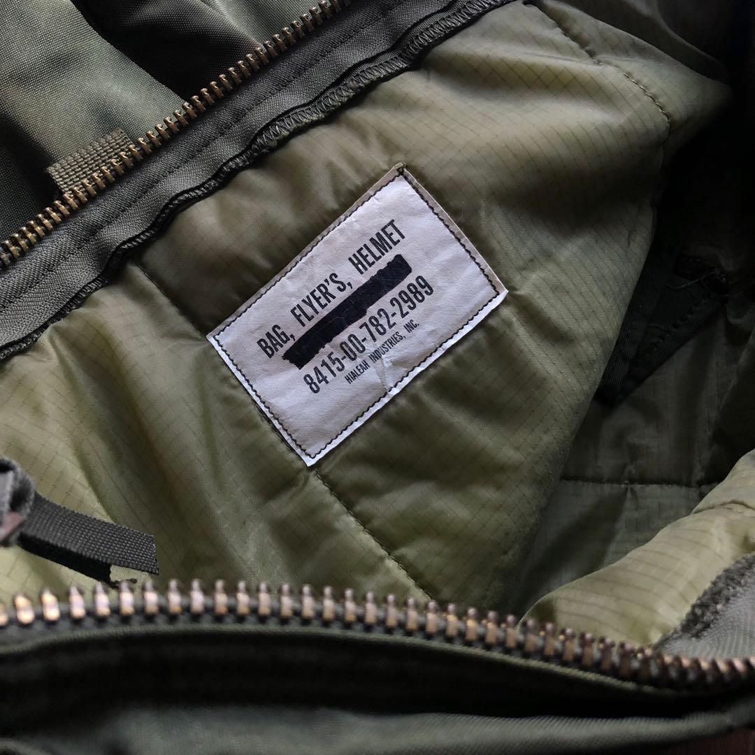 【ヴィンテージ】80s ミリタリー ヘルメットバッグ アメリカ軍 一点限り
