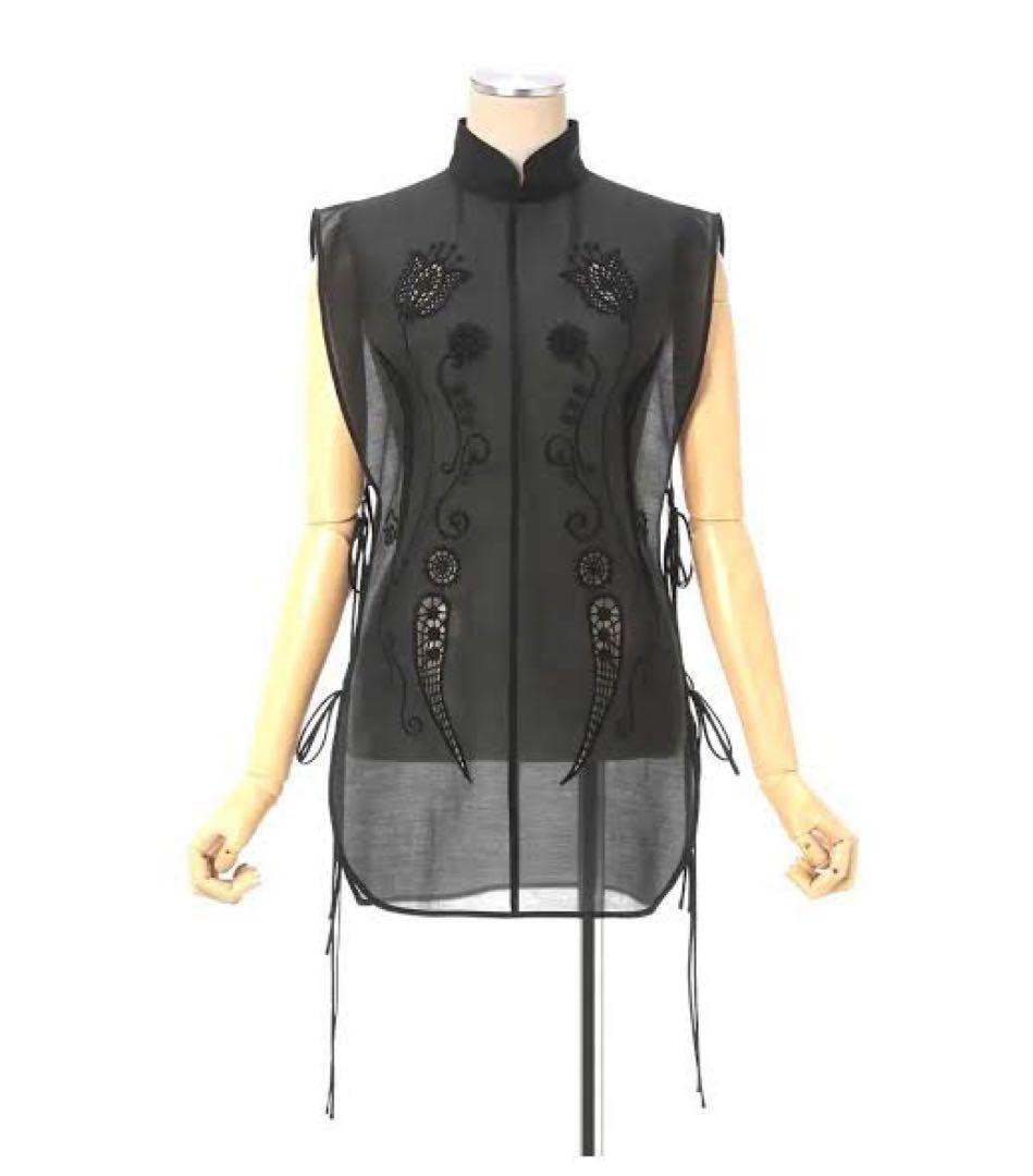 トップス Mame Kurogouchi Sheer Embroidery Vest