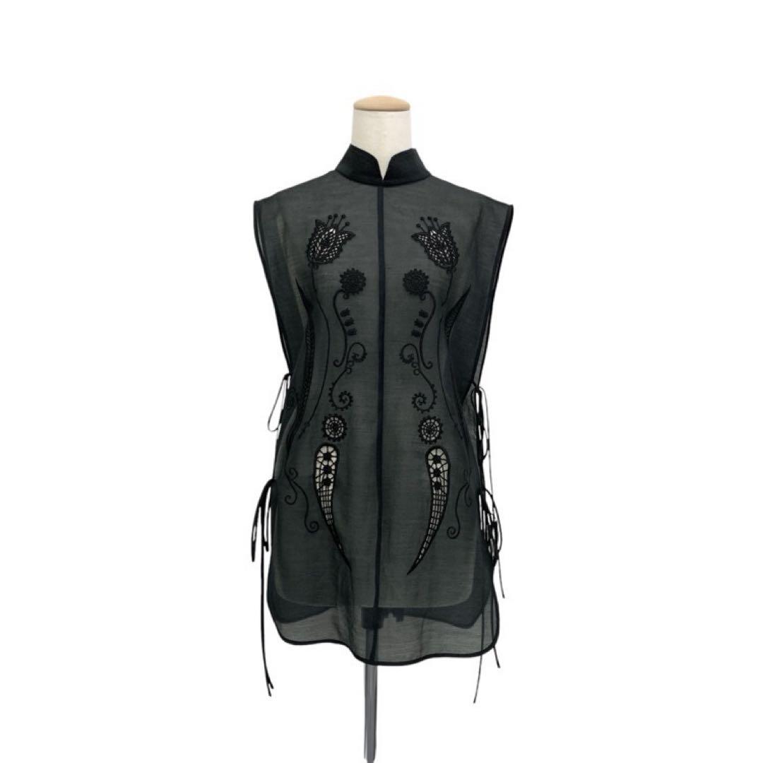 トップス Mame Kurogouchi Sheer Embroidery Vest