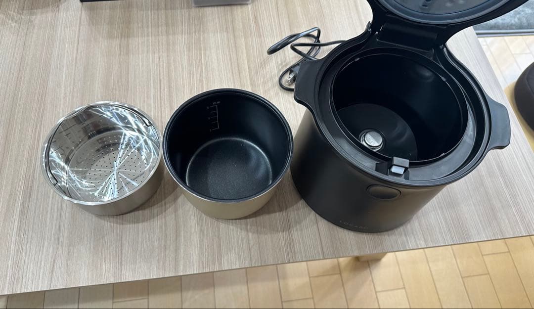LOCABO 炊飯器 ブラック