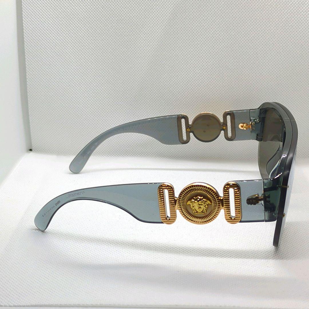 現行モデル✨　美品　VERSACE　メドゥーサ　サングラス　クリアブラック