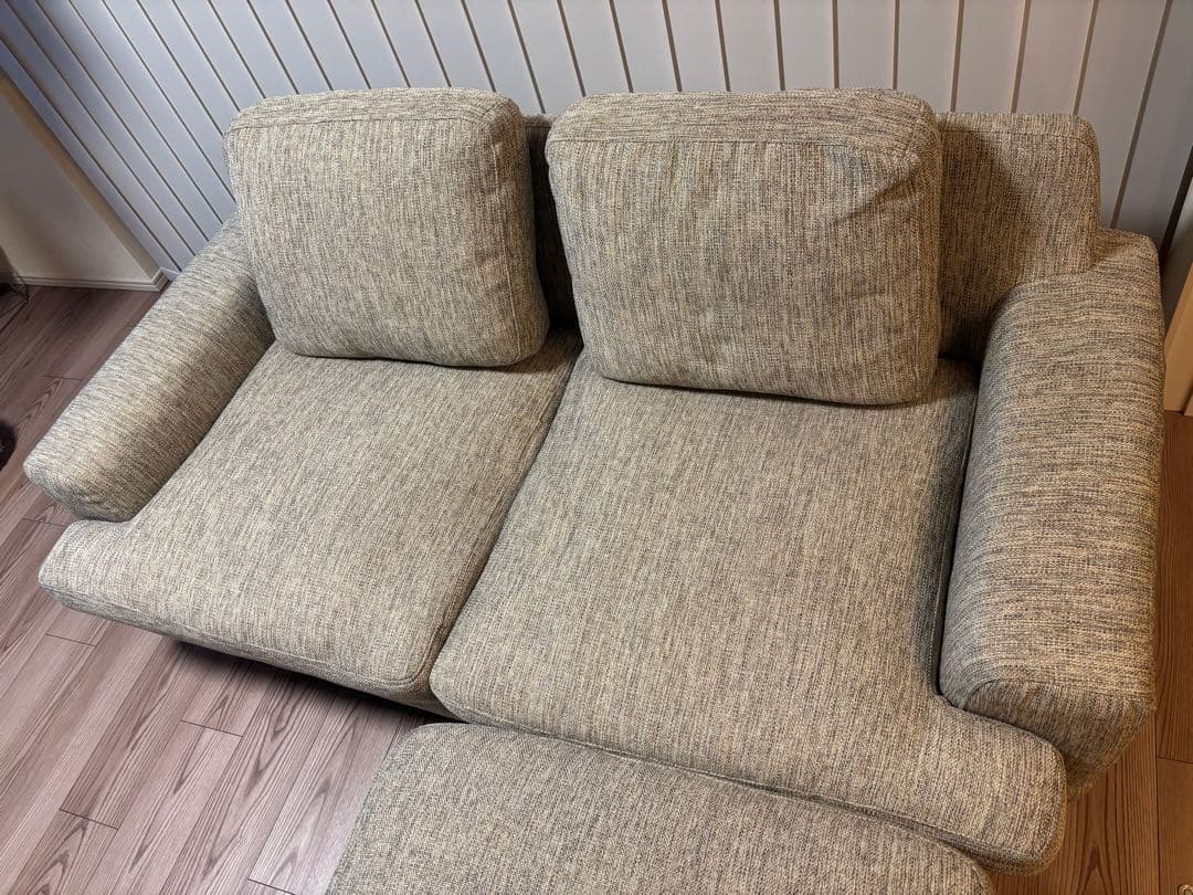 unico GREIG ソファ2.5シーター ベージュミックス