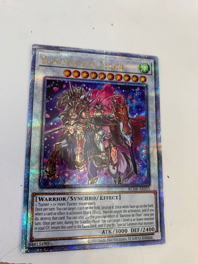 遊戯王 英語表記アジア版 フルール・ド・バロネス