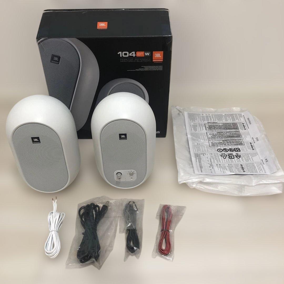 【新品同様】JBL 104-BT w スピーカー ホワイト　Bluetooth対