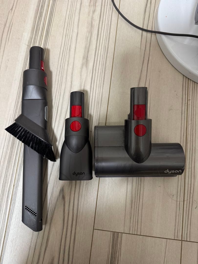 Dyson 掃除機 ブラック パープル SV21 純正スタンド付き ジャンク品