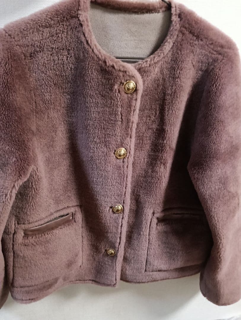 Her lip to ウールショートコート　モーブピンク