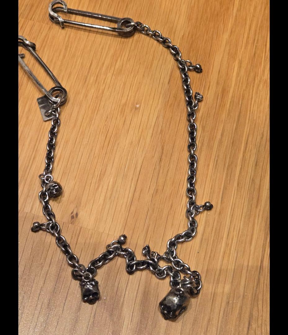 ナンバーナイン×JAM★ドクロ ウォレットチェーン★ジャケットソロイストリング