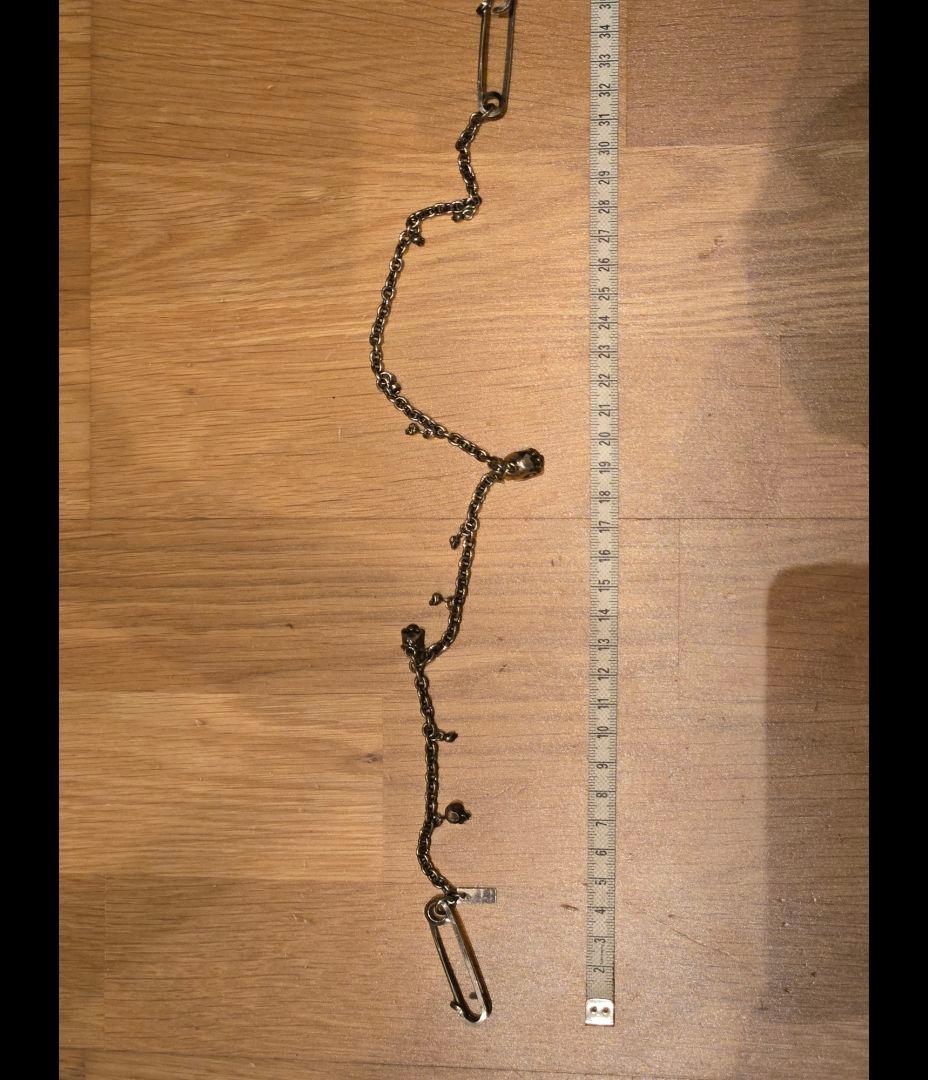 ナンバーナイン×JAM★ドクロ ウォレットチェーン★ジャケットソロイストリング