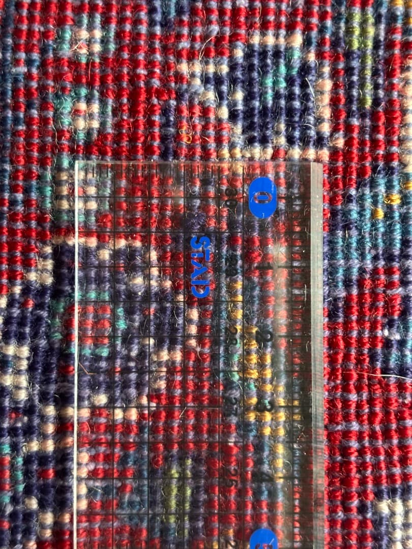 ペルシャ絨毯　ヴィンテージ　ハンドメイド　手織り　ウール　カシャーン　お買い得