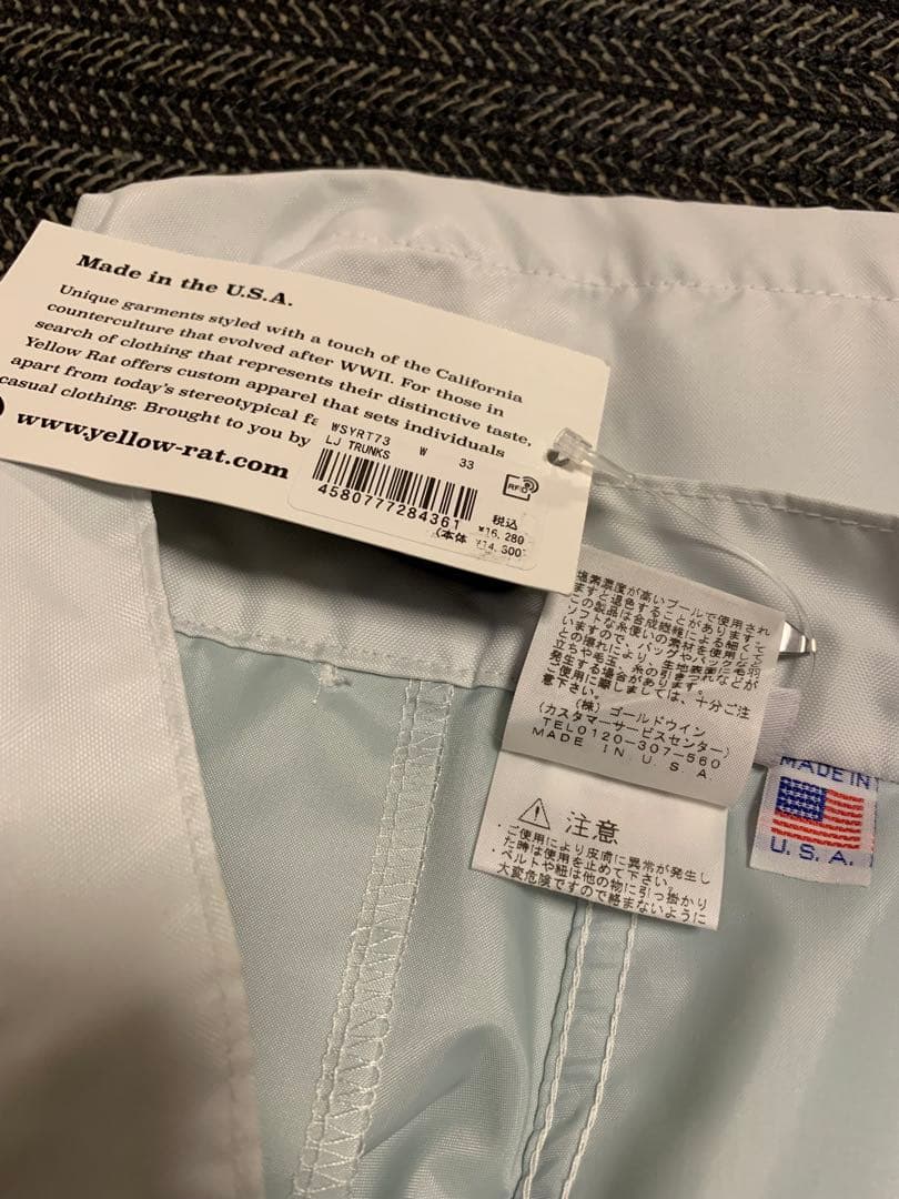 新品 Yellow Rat イエローラット ボードショーツ 33 USA製