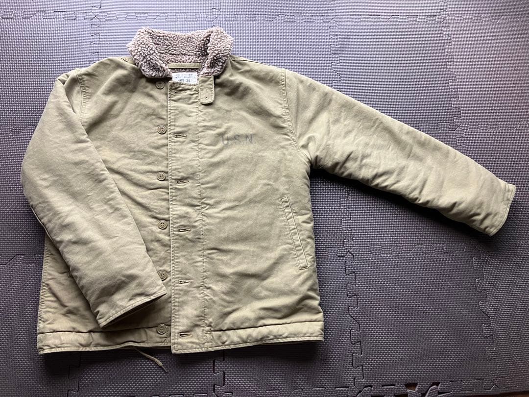 N-1ミリタリージャケット　カーキ