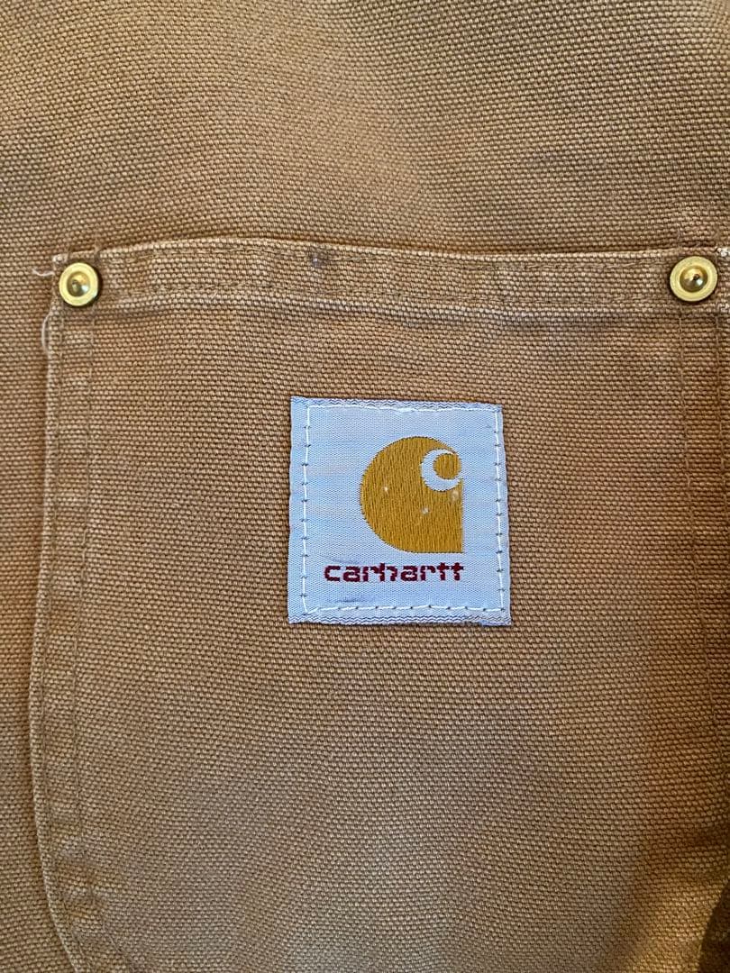Carhartt ベージュ カバーオール　ミシガンチョアコート　USA製　90s