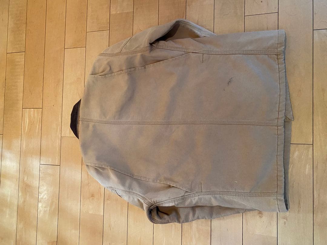 Carhartt ベージュ カバーオール　ミシガンチョアコート　USA製　90s