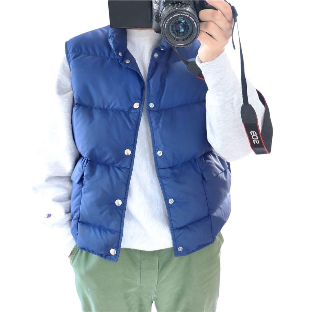 レア個体 USA製 80s L.L. Bean エルエルビーン ダウンベストXL