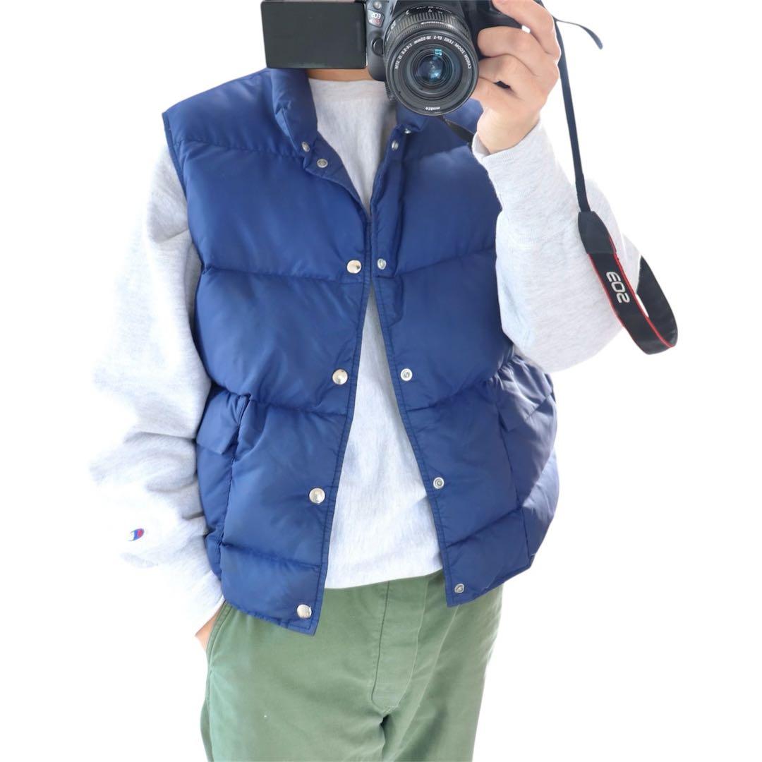 レア個体 USA製 80s L.L. Bean エルエルビーン ダウンベストXL