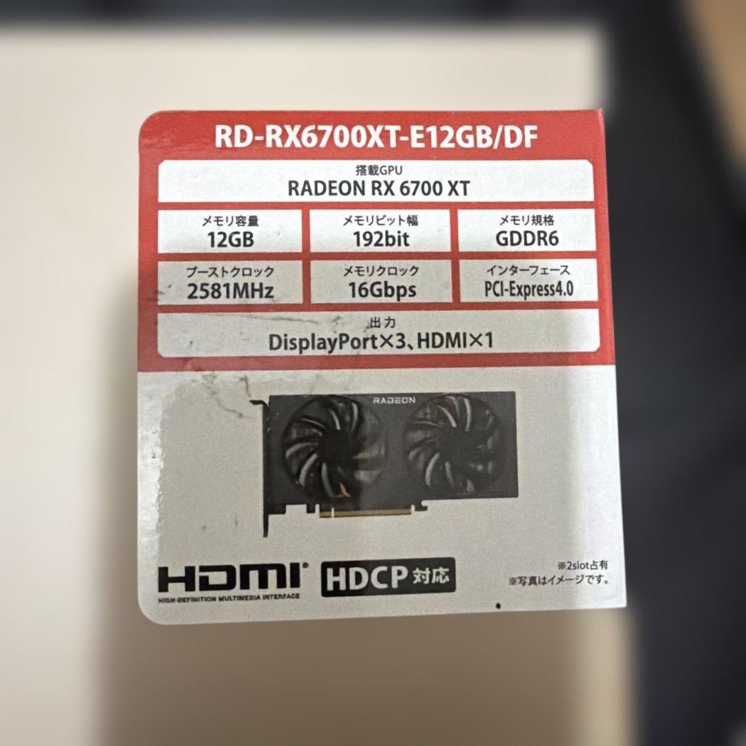 グラフィックボード・グラボ・ビデオカード AMD RADEON RX6700XT VRAM12GB