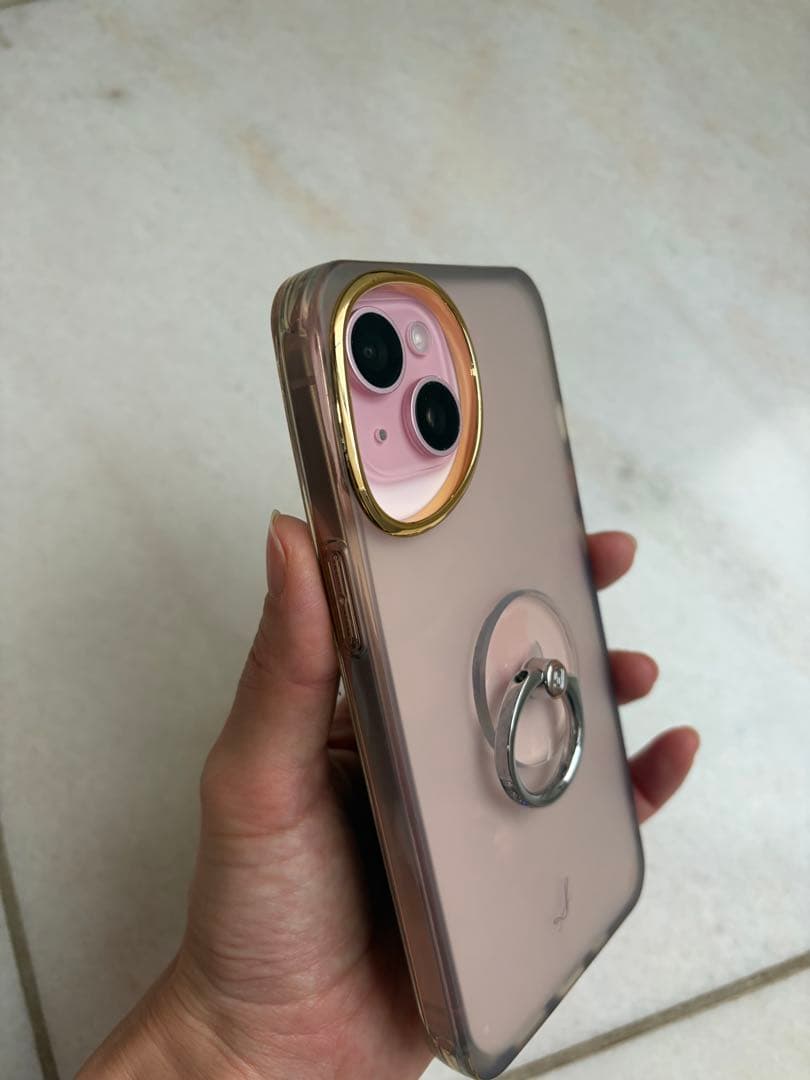 iPhone15/256GBピンク/ケース・フィルム付き