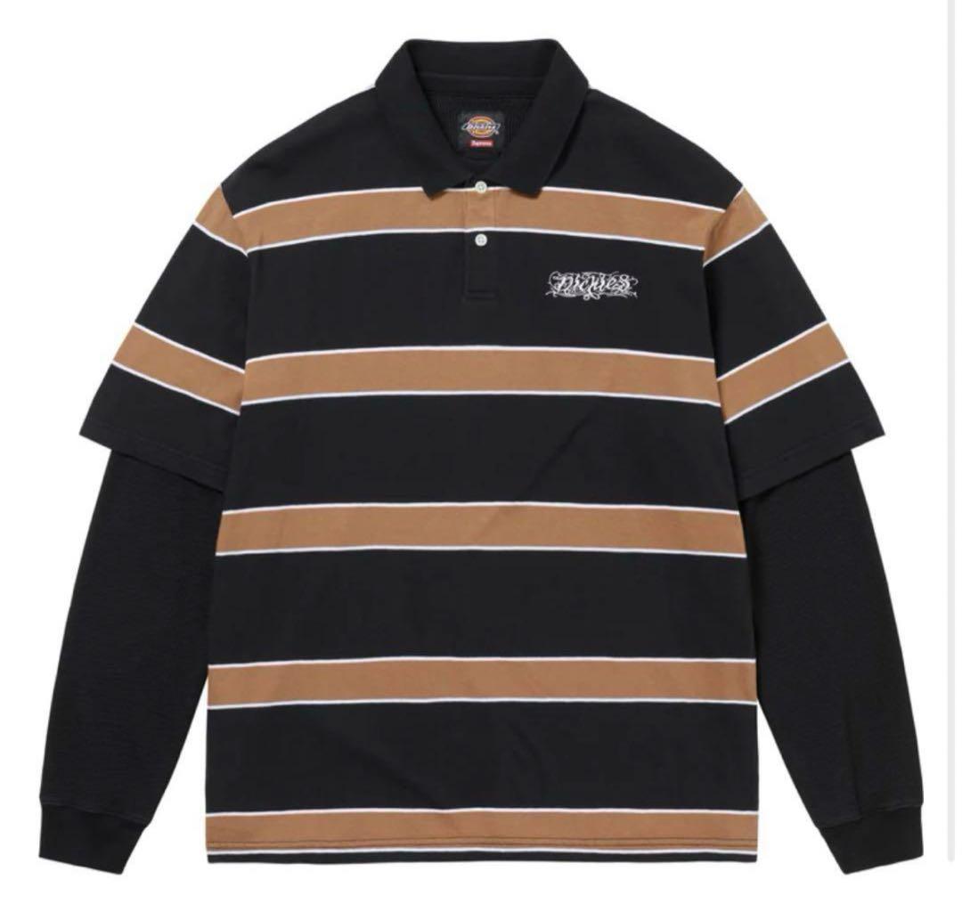 Supreme×Dickies Thermal Polo ブラック Sサイズ