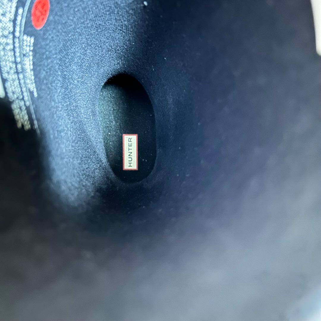 【新品・未使用】HUNTER ハンターレインブーツロングUK6 25cm 黒