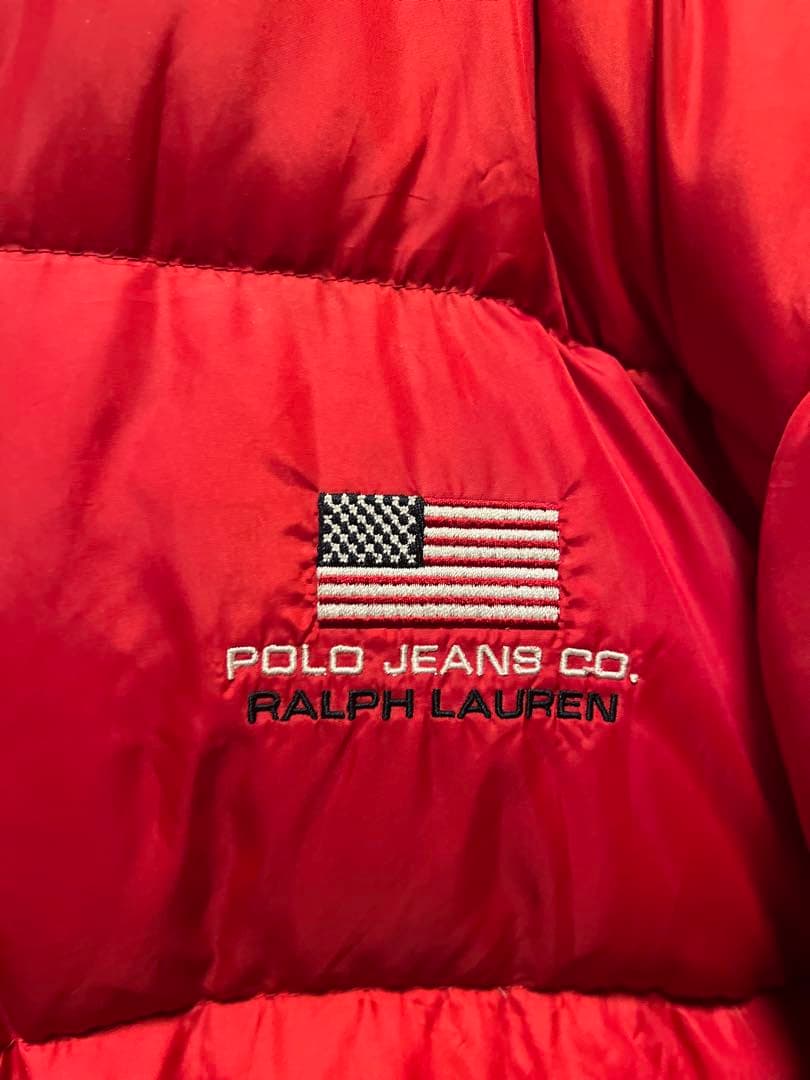 Polo Jeans Company ダウンジャケット XL レッド