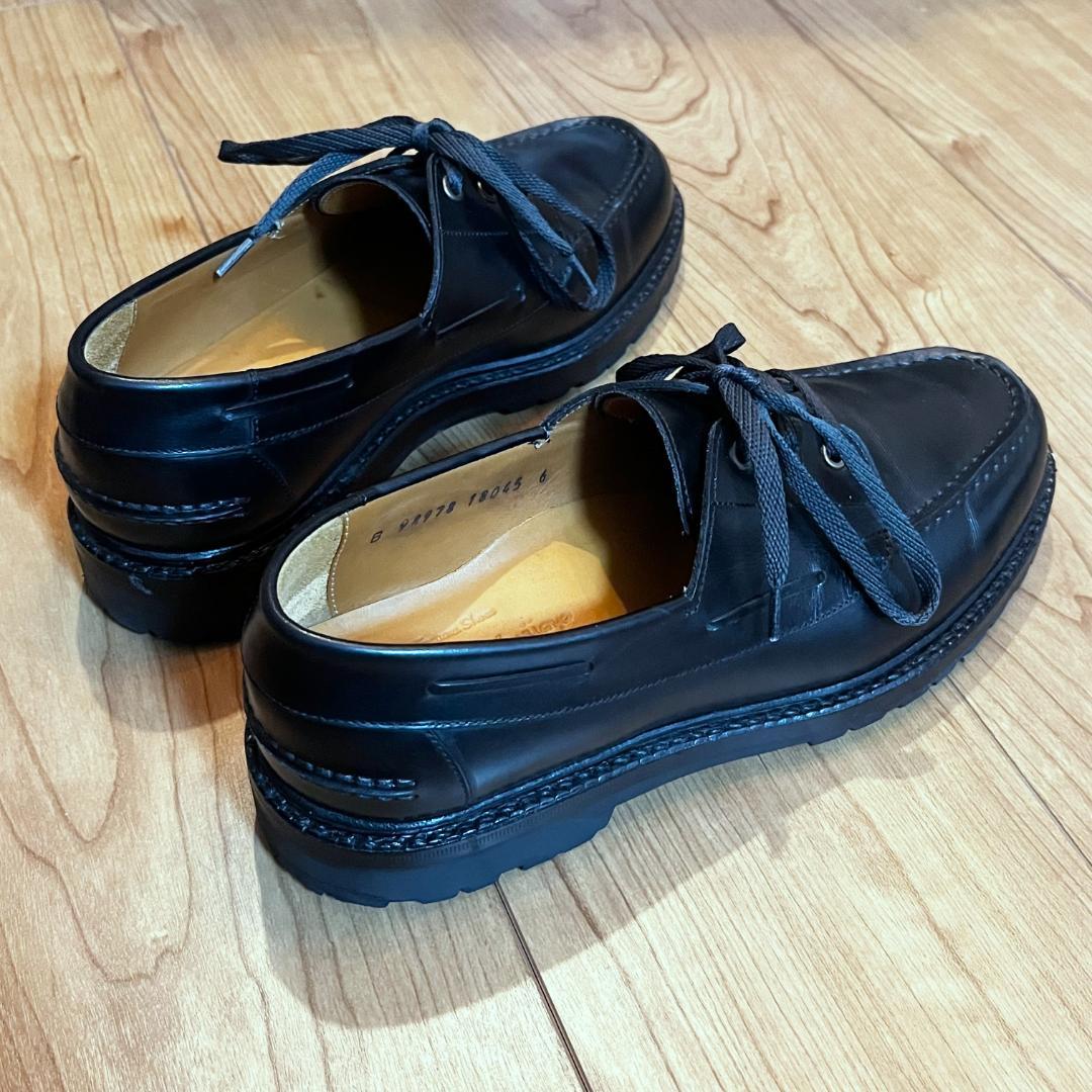 中古　24.5～25cm ジャランスリウァヤ デッキシューズ　98978 黒