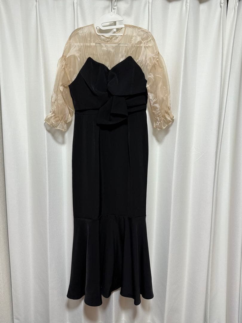 スーツ・フォーマル・ドレス sheer puff dress