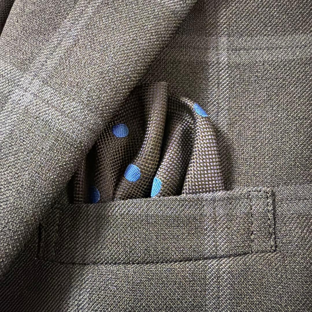 超美品★ワンダーファクトリー★3ピースフォーマル　スーツ★130cm紺チェック柄