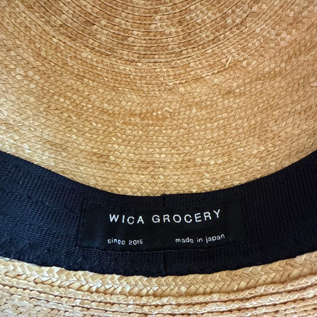wicagrocery High Crown Long Brim 麦わら帽子